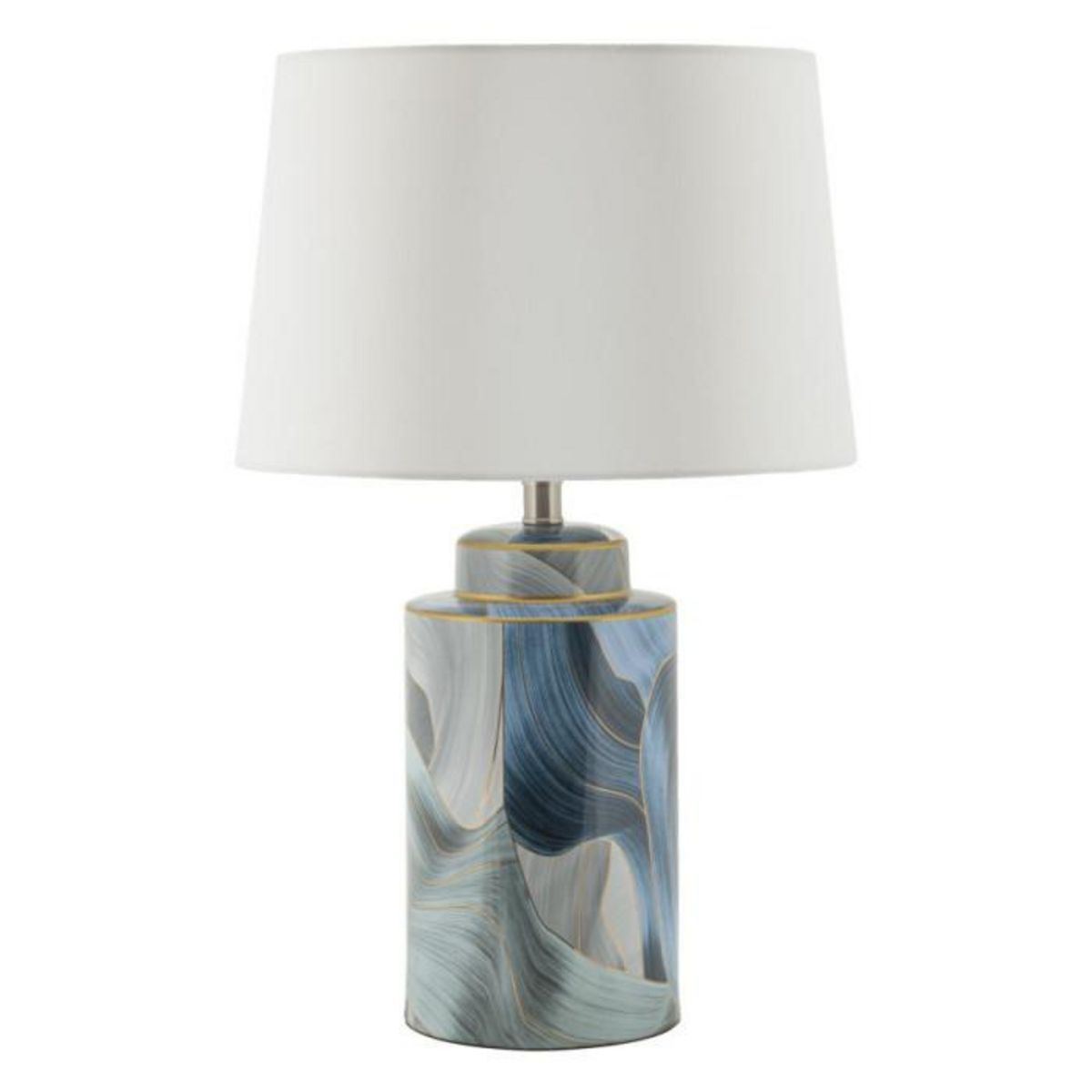 Paris Prix Lampe à Poser en Céramique  Elegant  64cm Bleu