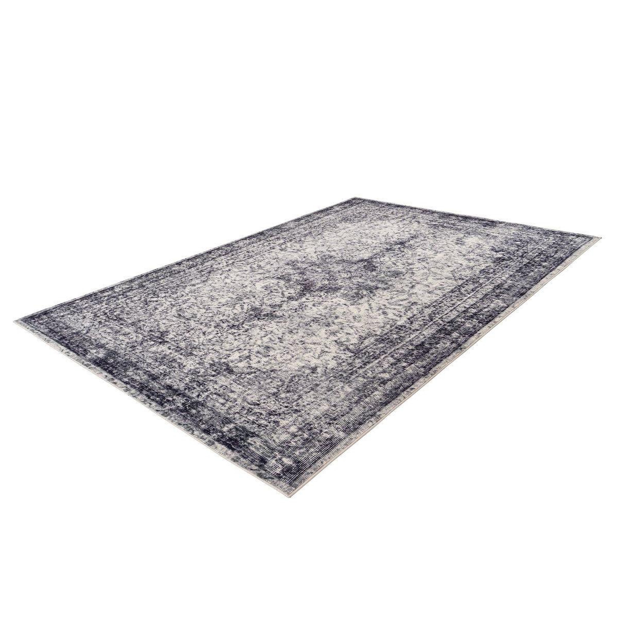 Voir la diapositive 2 : Paris Prix Tapis Rétro Tissé à la Main  Piedmont  Gris