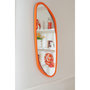 Voir la diapositive 5 : Paris Prix Miroir Mural Irrégulier  Dewey  120cm Orange