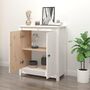 Voir la diapositive 3 : VIDAXL Buffet blanc 70x35x80 cm bois massif de pin