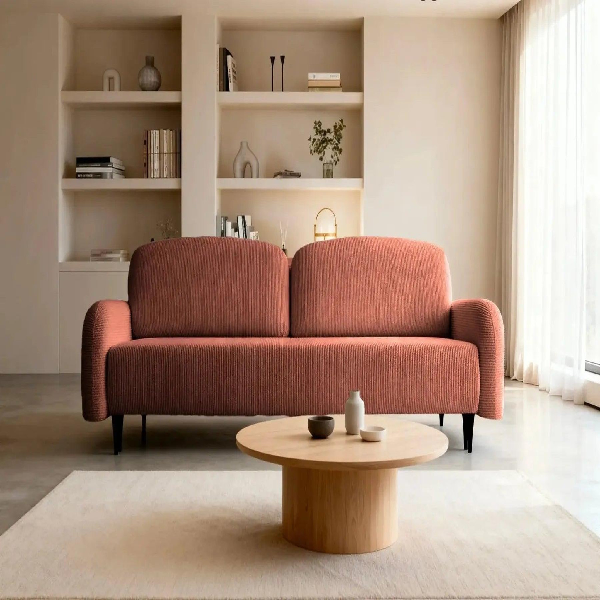 Voir la diapositive 3 : CASANOVA PARIS Roxane - canapé droit convertible tissu bouclette 2 places