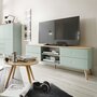 TENZO Dot - Meuble TV en bois 4 tiroirs L162cm
