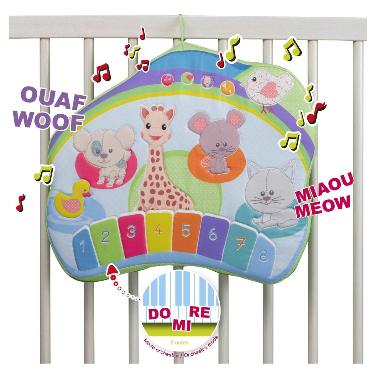 VULLI Tableau d'éveil interactif Sophie la girafe