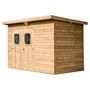Voir la diapositive 2 : Habrita Abri de jardin bois - Autoclavé - 7,33m²