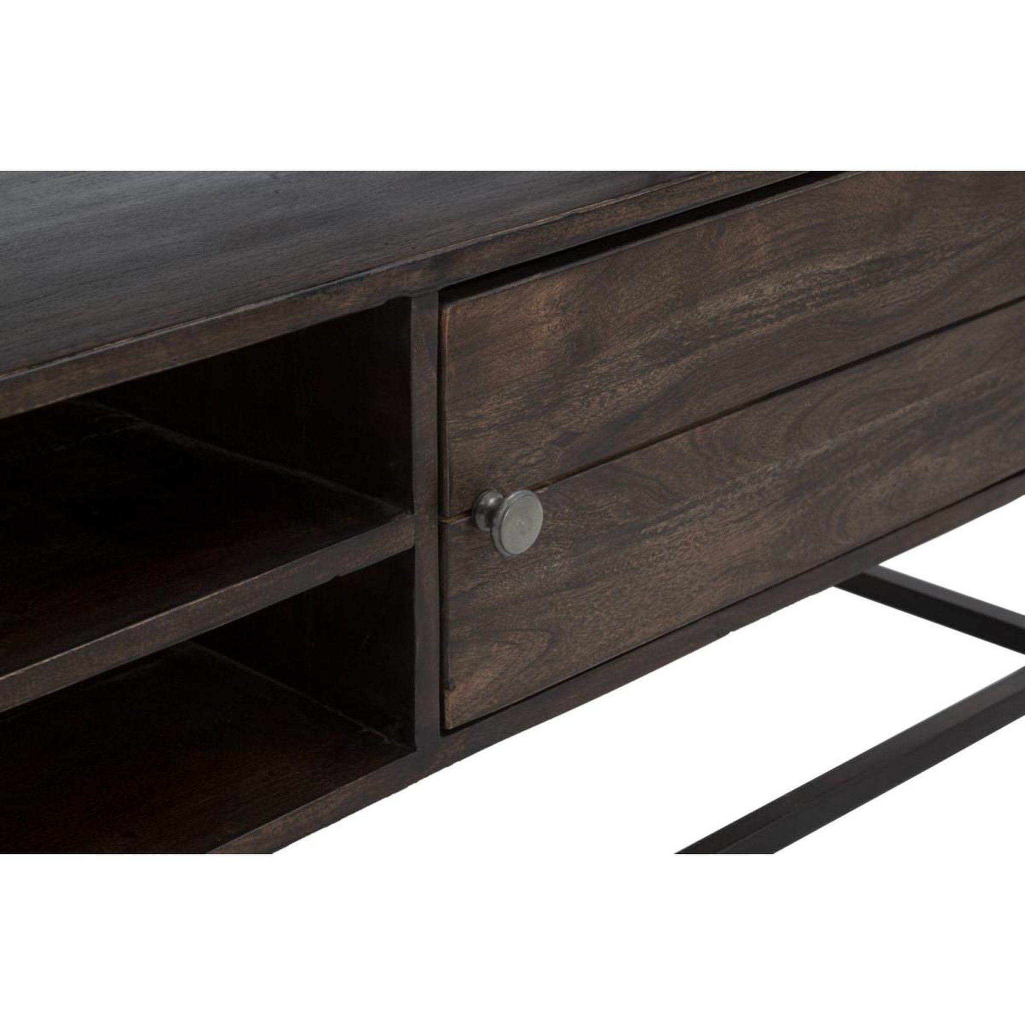 Voir la diapositive 6 : Paris Prix Meuble tv en bois  burn  120cm marron