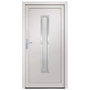 Voir la diapositive 3 : VIDAXL Porte d'entree Blanc 98x200 cm PVC