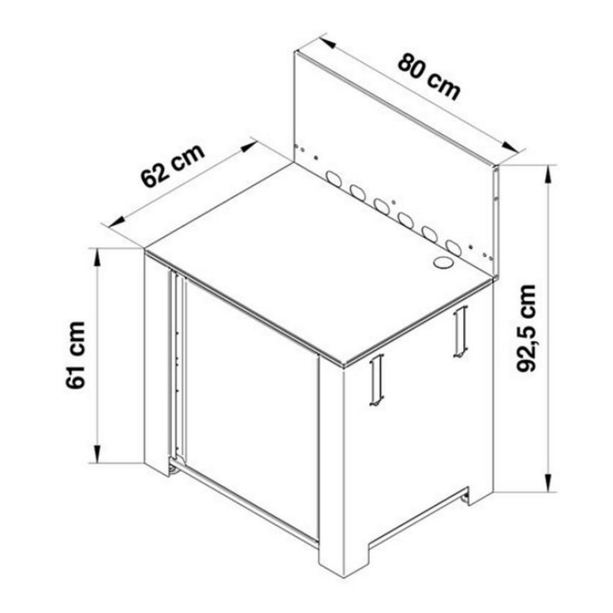 Eno Module acier pour plancha - pmod7002