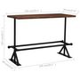 Voir la diapositive 6 : VIDAXL Mobilier de bar 7 pcs Bois de recuperation massif
