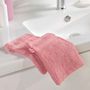 Voir la diapositive 3 : Paris Prix Lot de 2 Gants de Toilette  Tendresse  15x21cm Bois de Rose
