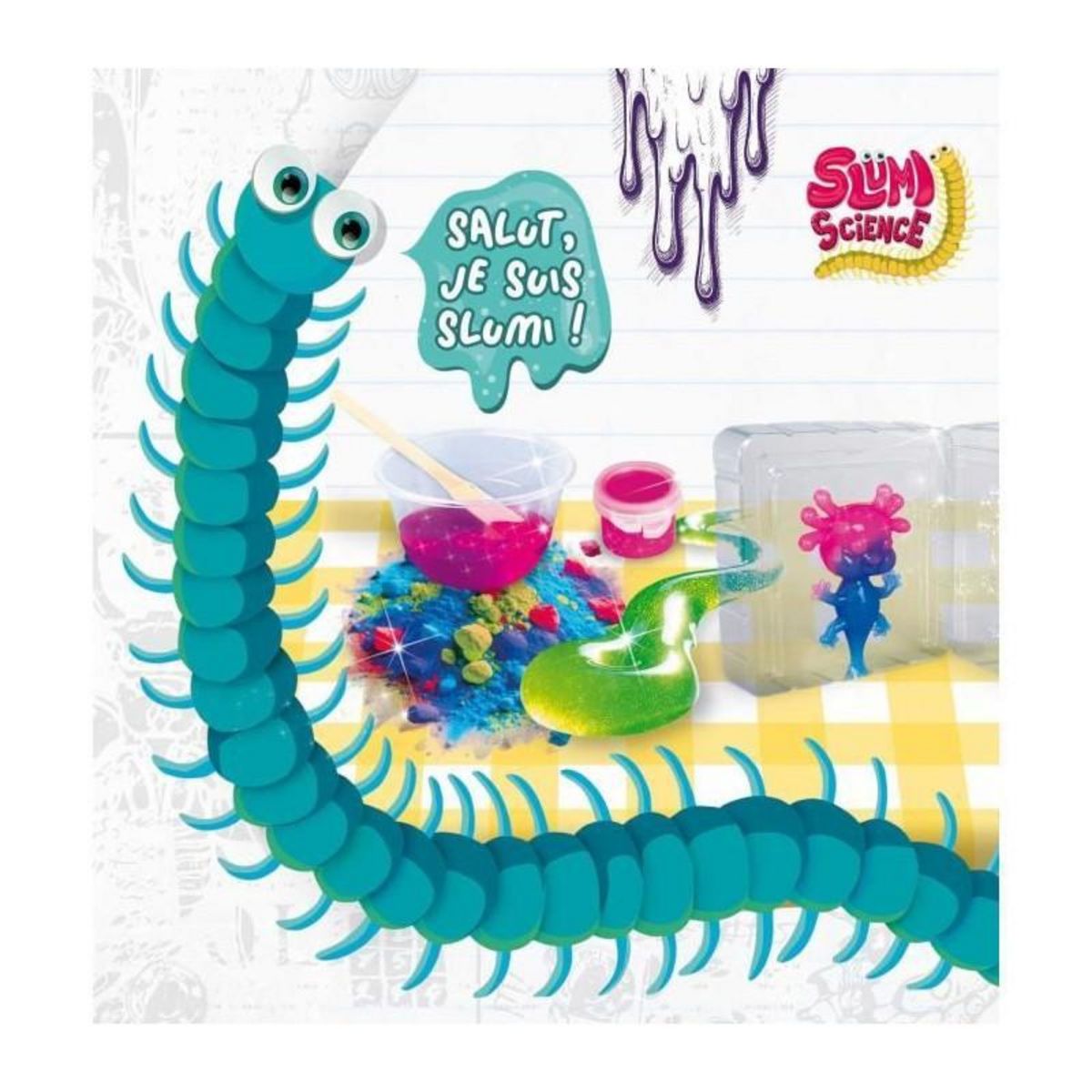 LISCIANI GIOCHI Pocket AXOLOTL - Kit Scientifique - SLUMI SCIENCE - Composants Magiques, Expérience Amusante