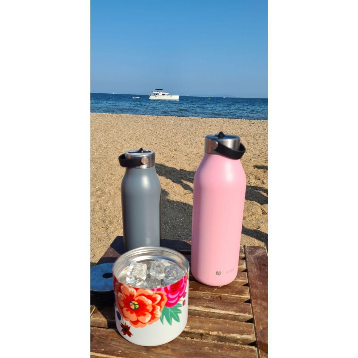 Les Artistes Bouteille isotherme 2.0 Magnolia 1L