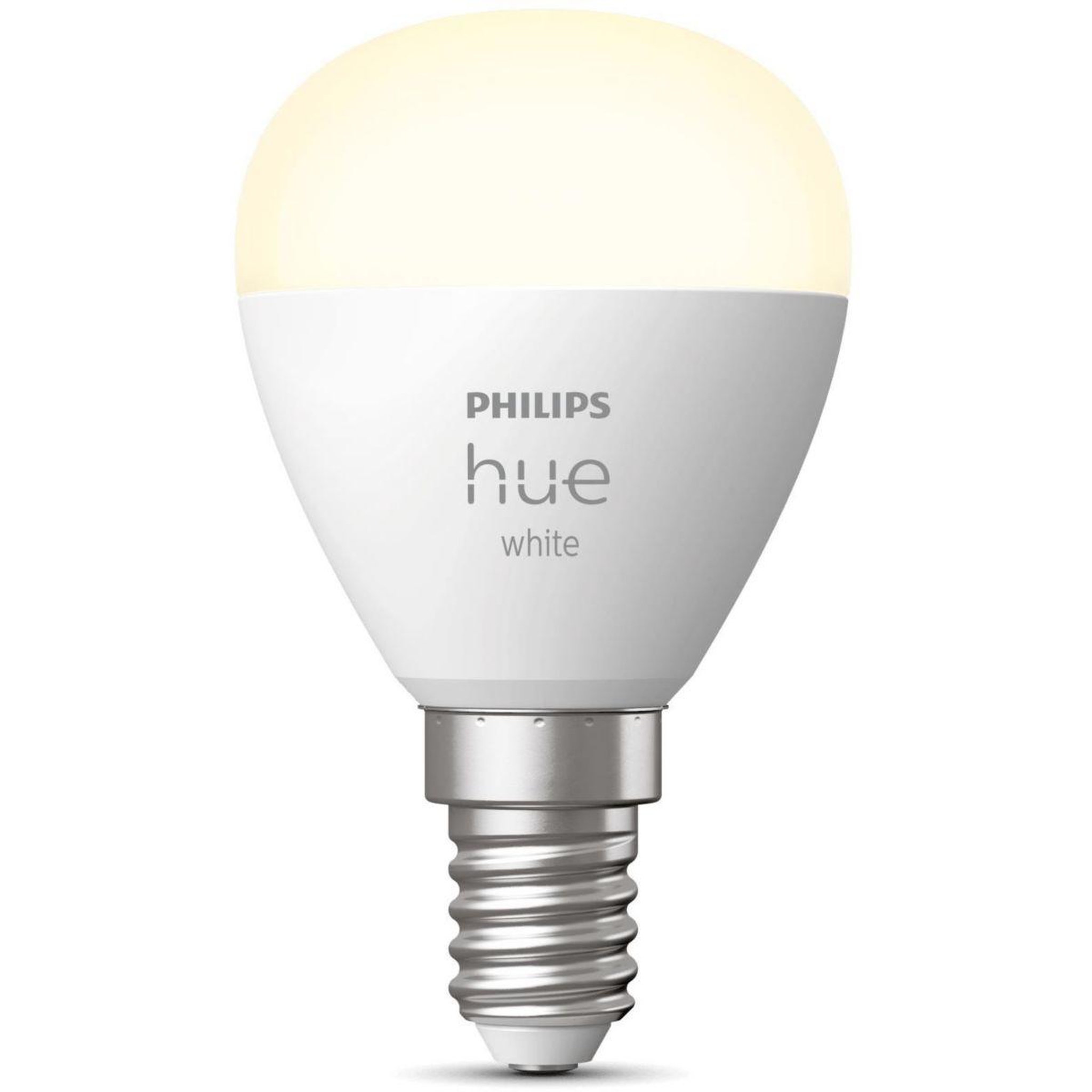 Voir la diapositive 4 : PHILIPS HUE Ampoule LED connectée E14 White Sphérique