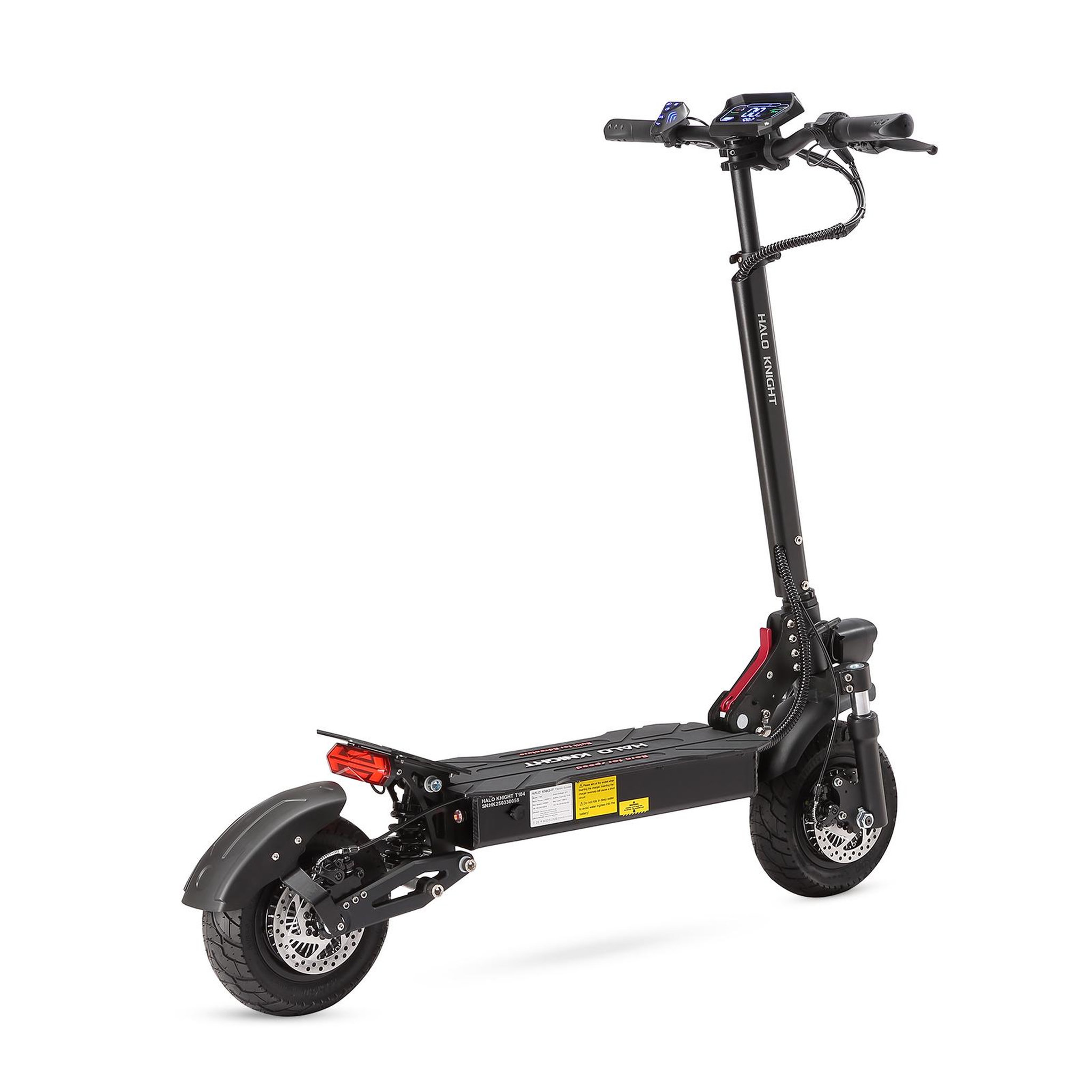 Voir la diapositive 3 : HALO KNIGHT Trottinette électrique HALO KNIGHT T104, double moteur, 52 V 21 Ah, noire
