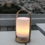 Voir la diapositive 5 : Lumisky Lanterne sans fil LED WOODY Bois Bois H37CM