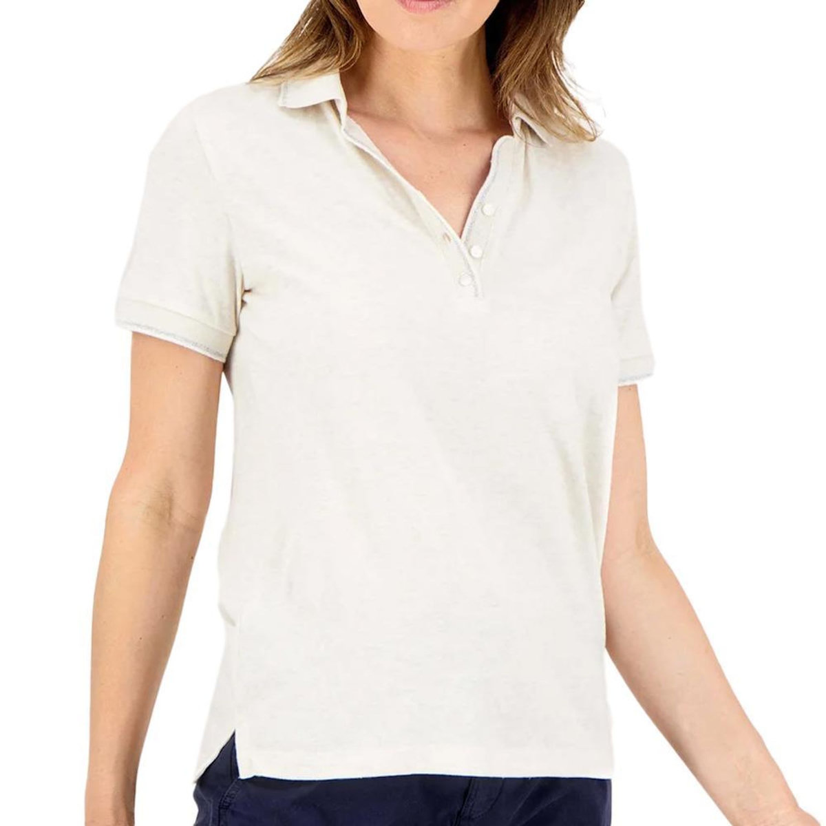 TBS Polo Blanc Femme TBS ADINAPOL