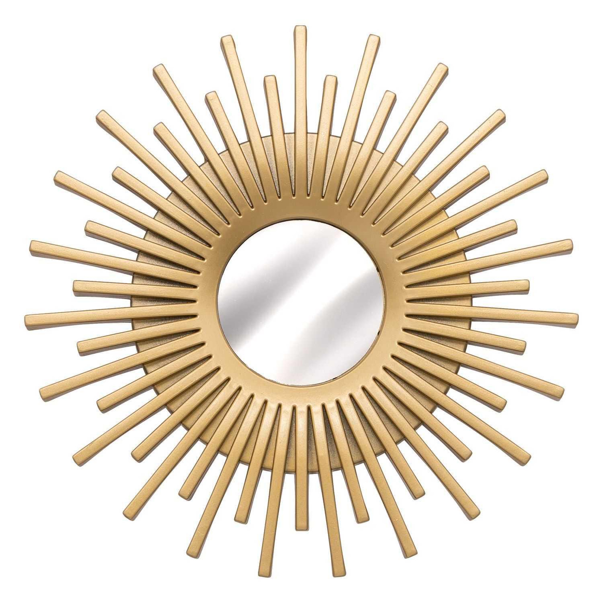 Voir la diapositive 3 : ATMOSPHERA Lot de 3 miroirs soleil - diam. 25 cm - doré
