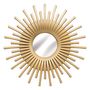 Voir la diapositive 3 : ATMOSPHERA Lot de 3 miroirs Soleil - Diam. 25 cm - Doré
