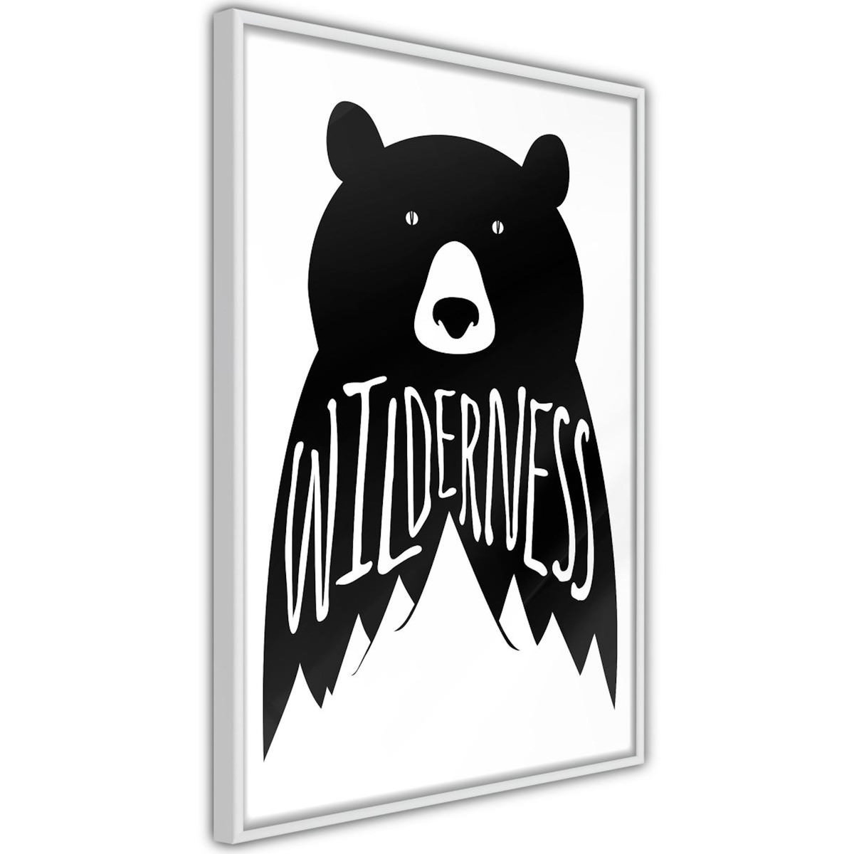 Paris Prix Affiche Murale Encadrée  Wild Bear