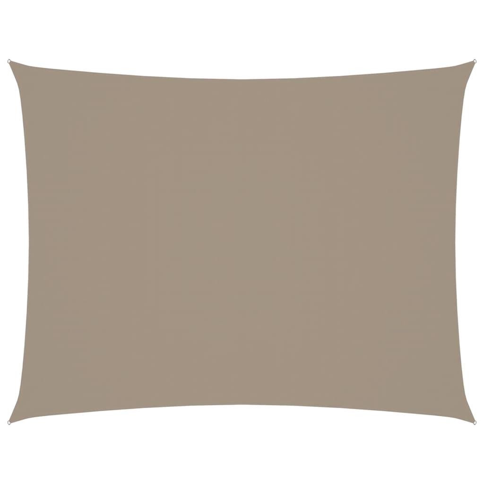 Voir la diapositive 2 : VIDAXL Voile de parasol tissu oxford rectangulaire 3,5x4,5 m taupe