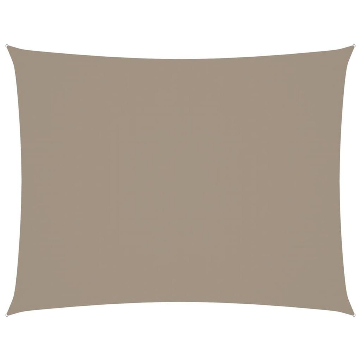 VIDAXL Voile de parasol tissu oxford rectangulaire 3,5x4,5 m taupe