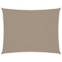 Voir la diapositive 2 : VIDAXL Voile de parasol tissu oxford rectangulaire 3,5x4,5 m taupe