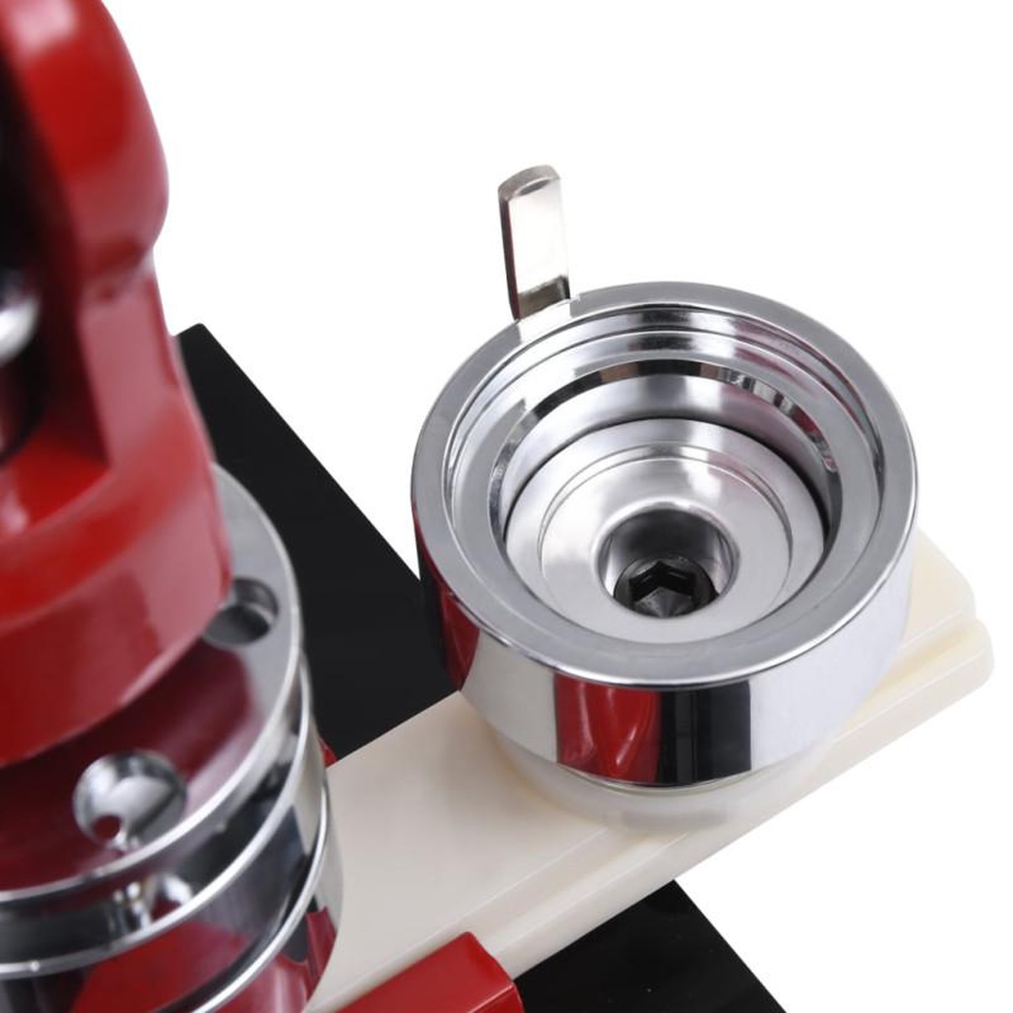 Voir la diapositive 6 : VIDAXL Machine à badges avec cutter circulaire 58 mm