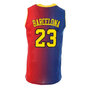 Voir la diapositive 2 : SPORTZONE Maillot de basket /Bleu Homme Sport Zone Barcelona