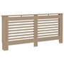 Voir la diapositive 2 : VIDAXL Cache-radiateur 172x19x81,5 cm MDF