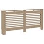 Voir la diapositive 2 : VIDAXL Cache-radiateur 172x19x81,5 cm MDF