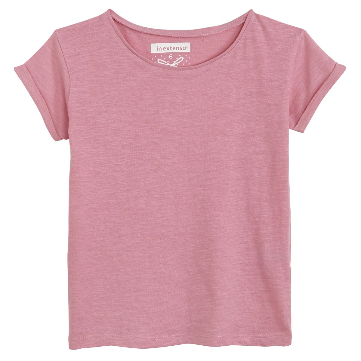 IN EXTENSO Tee-shirt manches courtes uni fille
