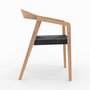 Voir la diapositive 6 : Rendez vous déco Chaise de jardin en bois de teck recyclé et rotin synthétique-Malio