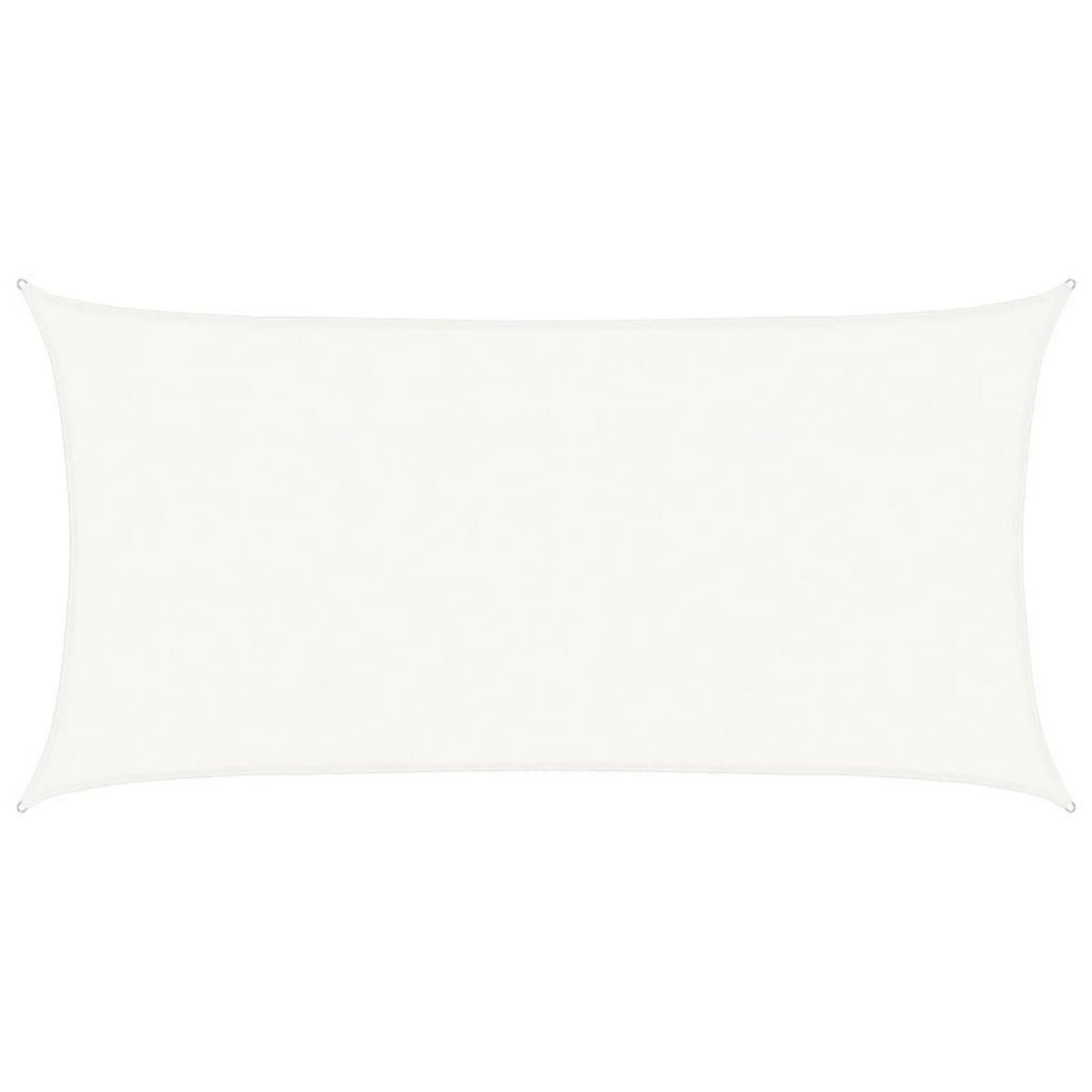 VIDAXL Voile d'ombrage 160 g/m^2 Blanc 4x7 m PEHD