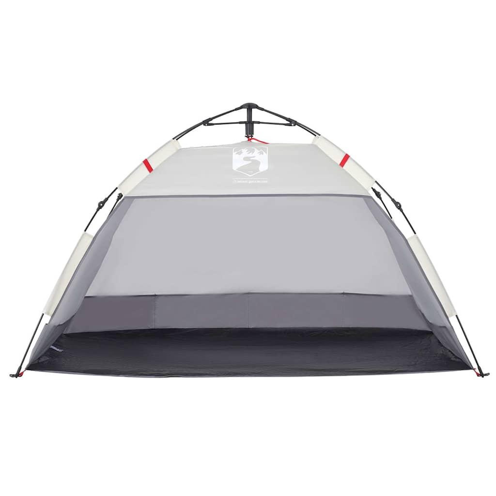 Voir la diapositive 5 : VIDAXL Tente de plage 2 personnes gris liberation rapide impermeable