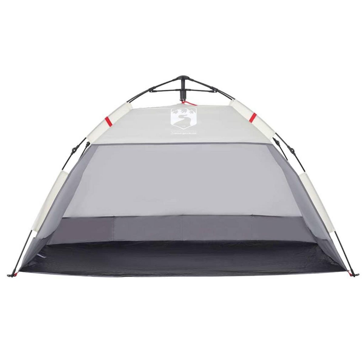 VIDAXL Tente de plage 2 personnes gris liberation rapide impermeable
