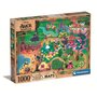 CLEMENTONI Puzzle 1000 pièces : Disney Story Maps : Alice aux pays des Merveilles
