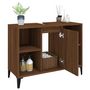 Voir la diapositive 5 : VIDAXL Meuble d'evier chene marron 80x33x60 cm bois d'ingenierie