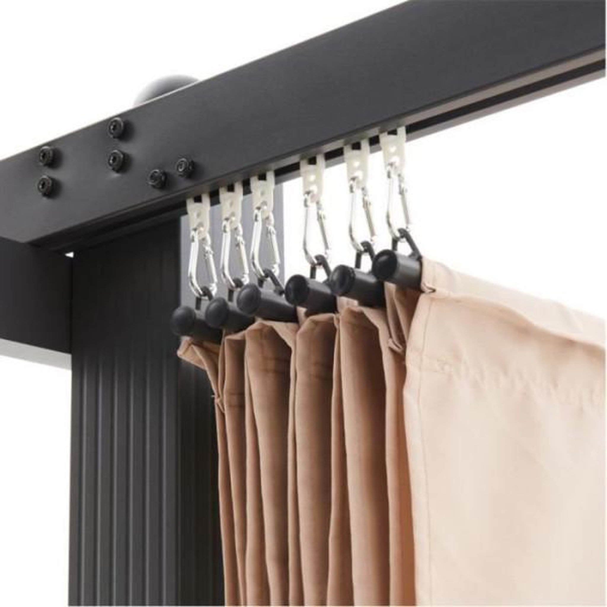 Voir la diapositive 5 : MARKET24 Pergola en aluminium CORDOBA - Beige - 3 x 3 m