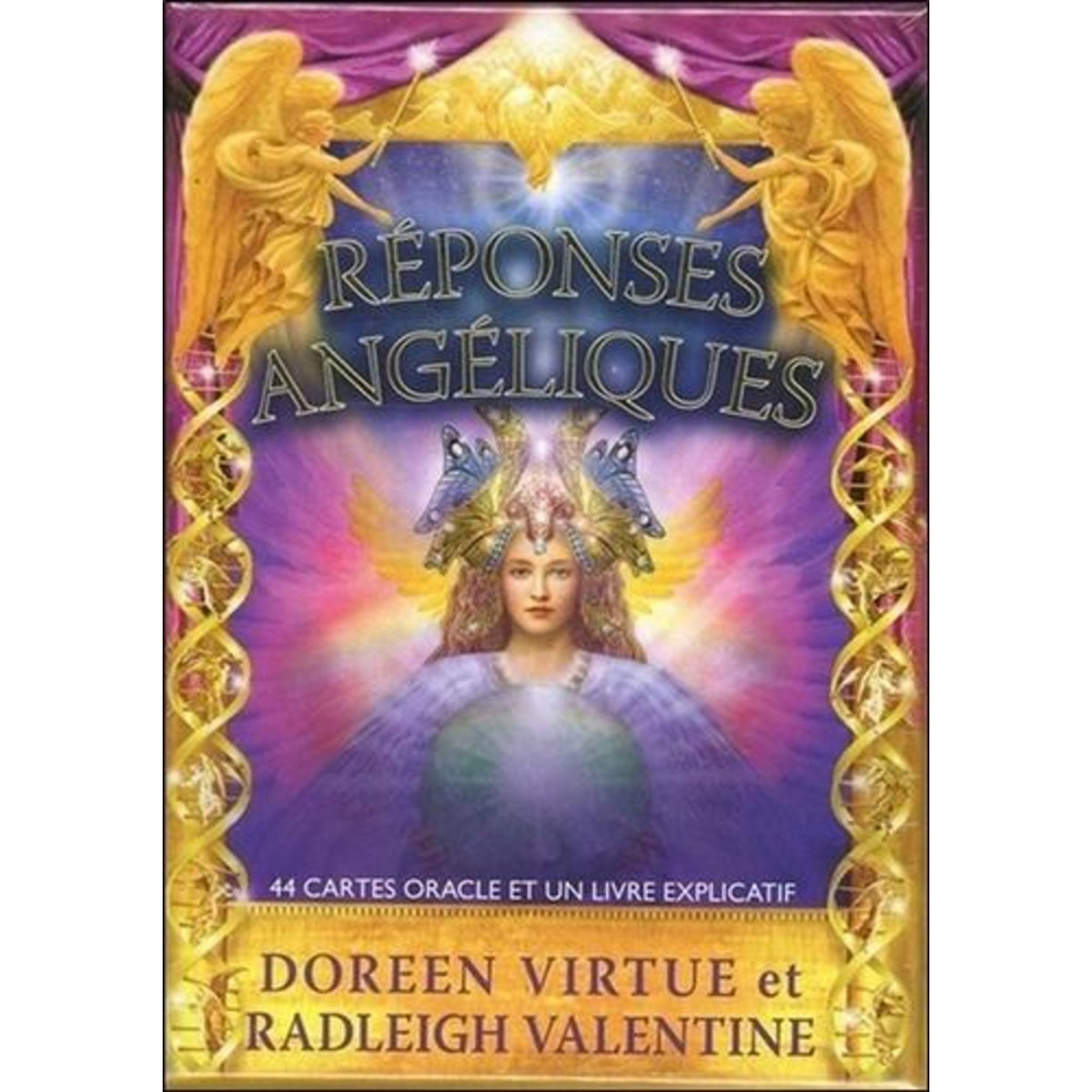 REPONSES ANGELIQUES. 44 CARTES ORACLE ET UN LIVRE EXPLICATIF, Virtue Doreen