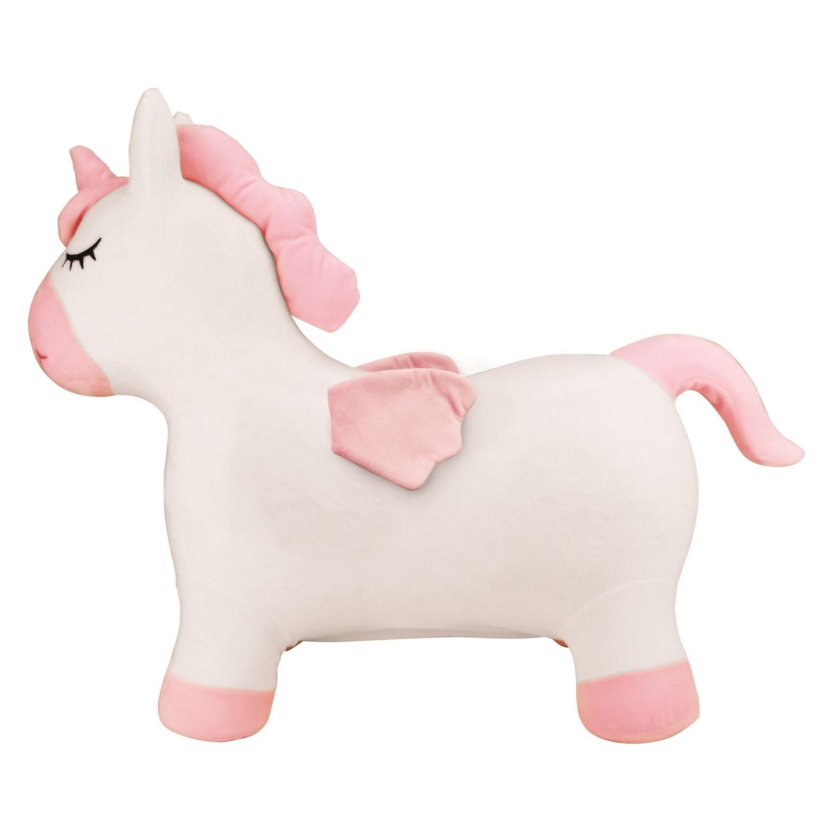 Lexibook Licorne Sauteuse Gonflable avec housse en peluche