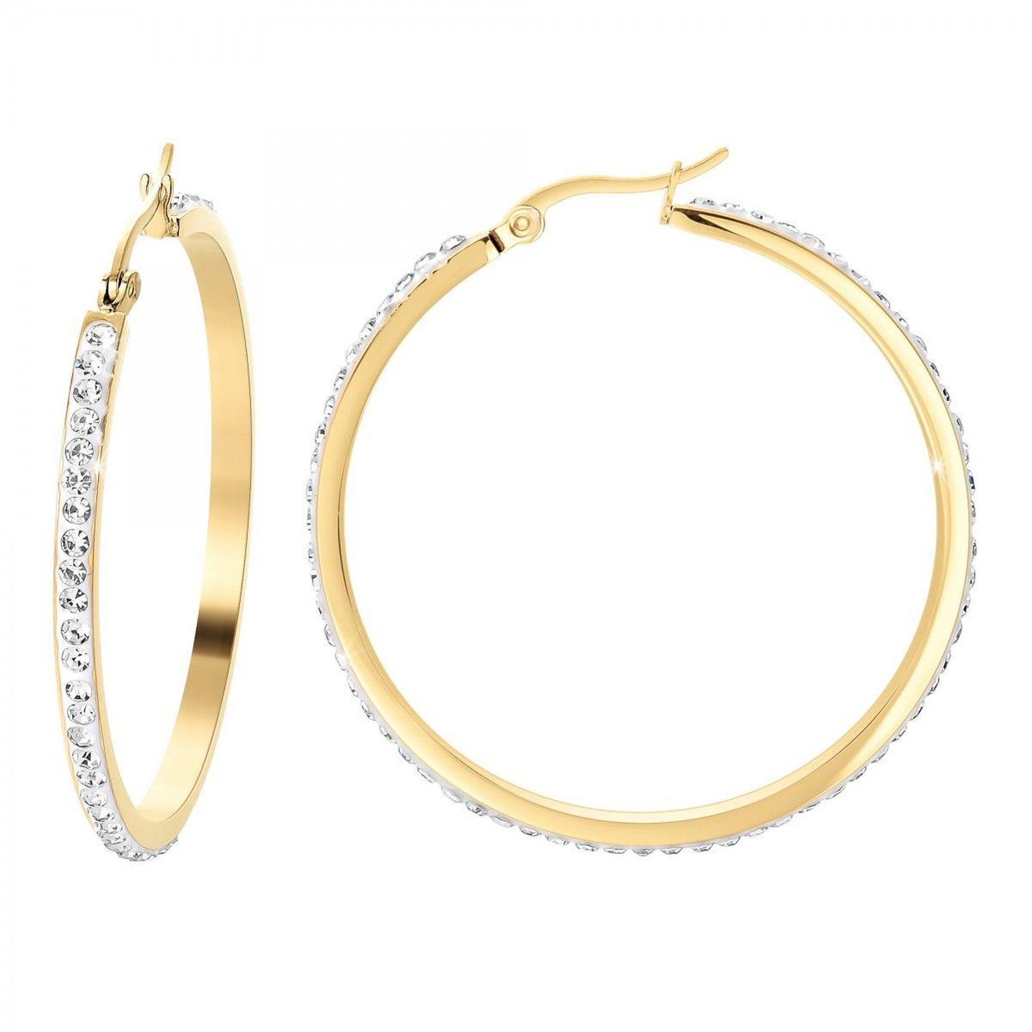 SC BOHEME Boucles d'oreilles créoles en acier inoxydable par SC Bohème