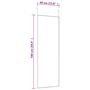 Voir la diapositive 5 : VIDAXL Miroir de porte Noir 40x100 cm Verre et aluminium