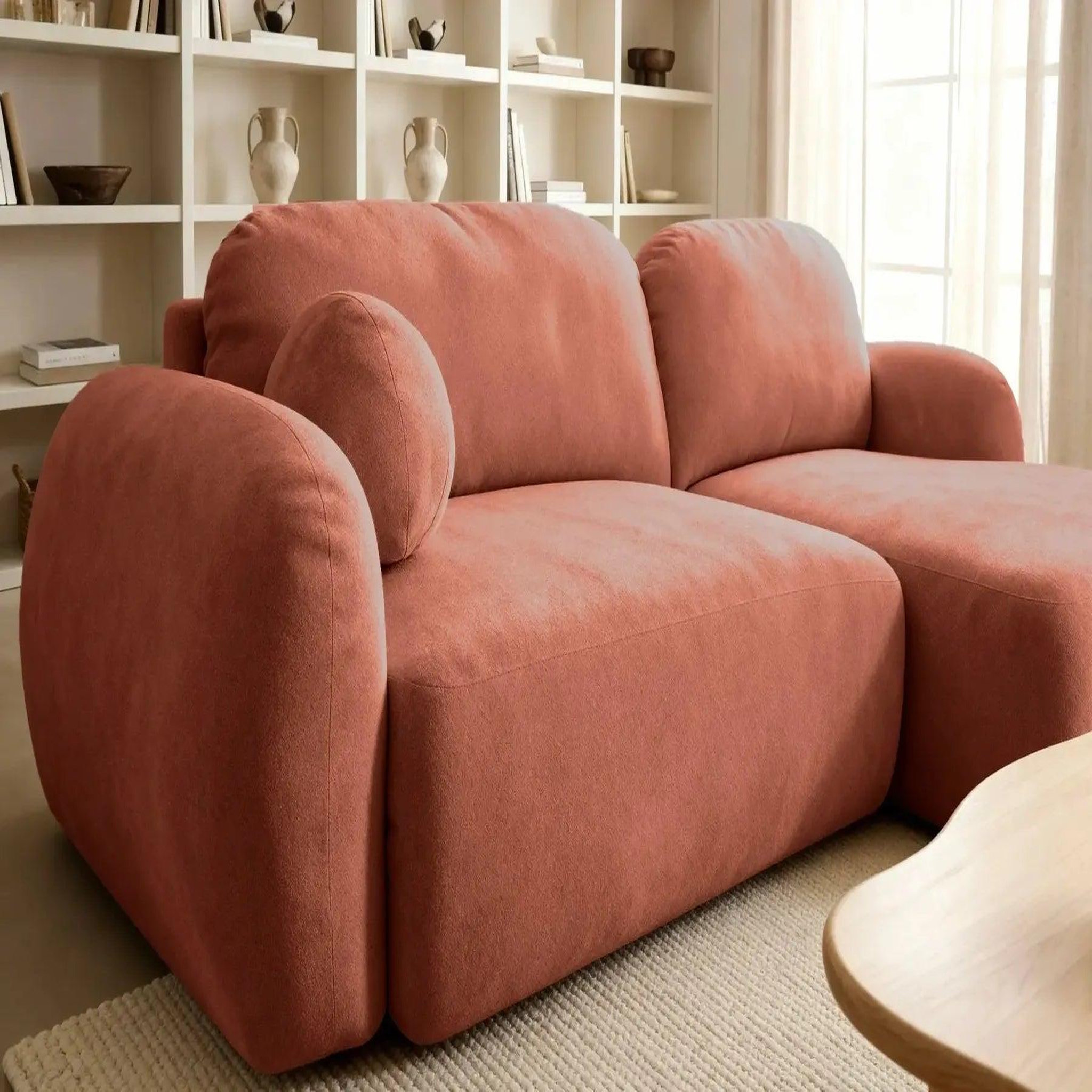Voir la diapositive 4 : CASANOVA PARIS Martin - canapé d'angle tissu chenille