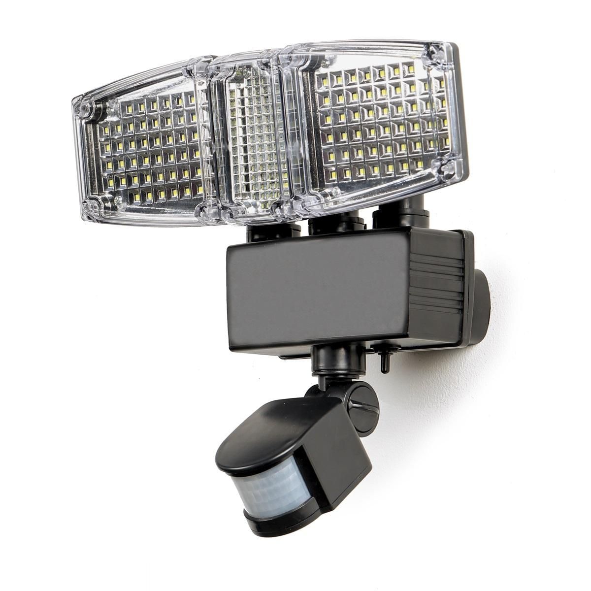 Projecteur solaire 3 têtes LED