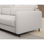 Voir la diapositive 4 : BEST MOBILIER Kalibo - canapé d'angle droit - 5 places - convertible avec coffre et têtières - en tissu bouclette