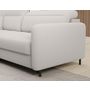 Voir la diapositive 4 : BEST MOBILIER Kalibo - canapé d'angle droit - 5 places - convertible avec coffre et têtières - en tissu bouclette