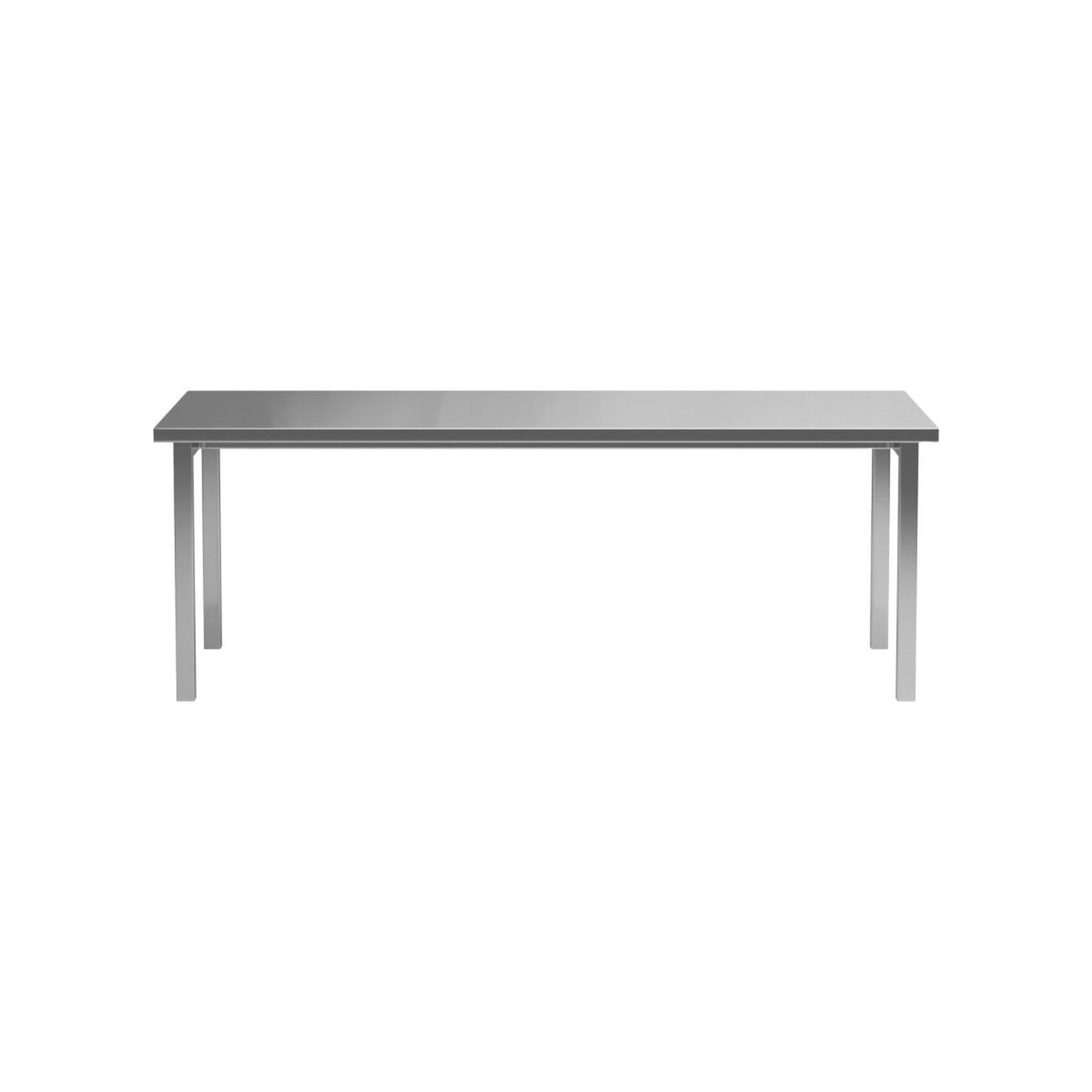 Voir la diapositive 2 : Paris Prix Table à manger en métal  cilo  210cm argent