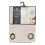 Voir la diapositive 3 : ATMOSPHERA Rideau Voilage à Oeillets  Fred  140x240cm Beige Lin