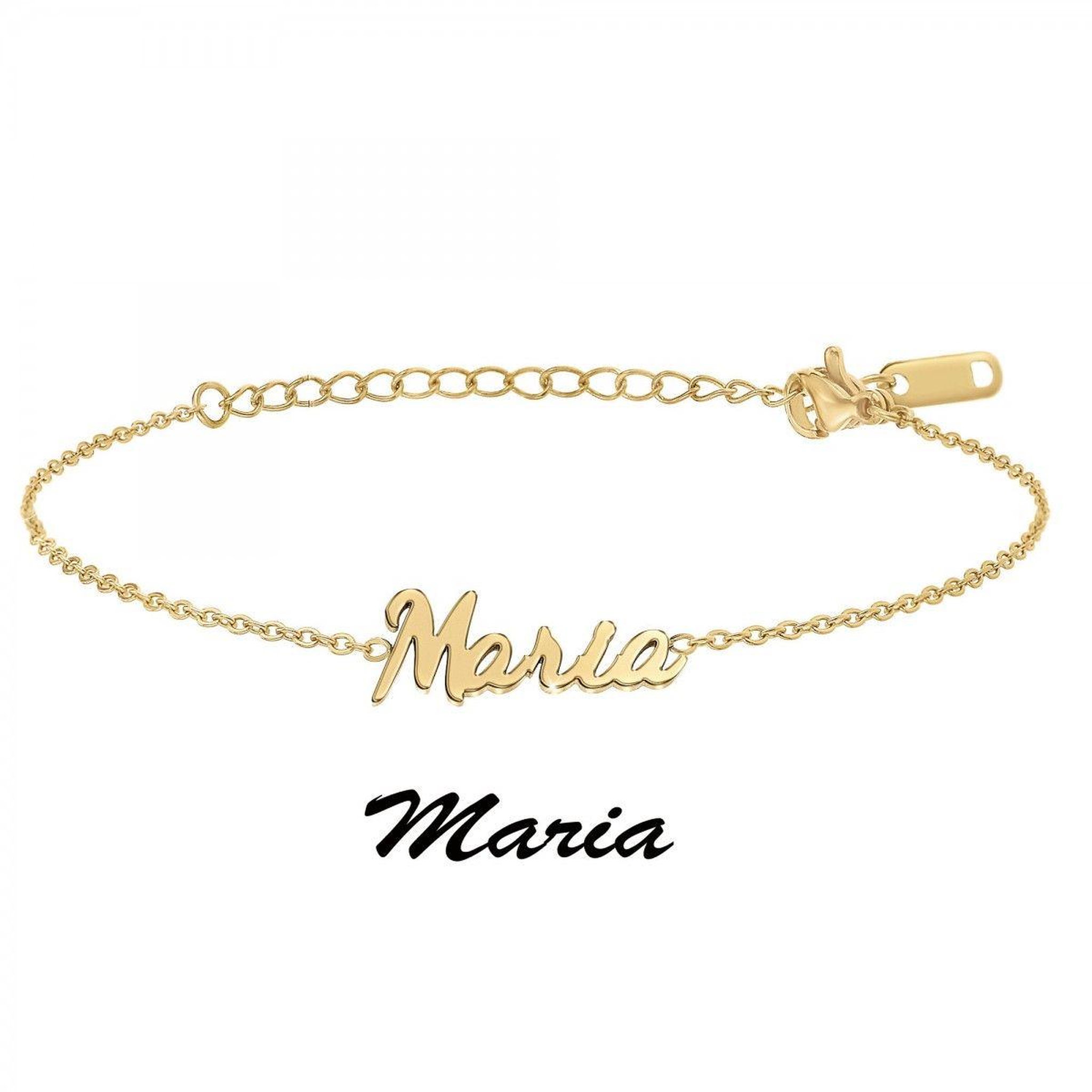 Voir la diapositive 3 : SC CRYSTAL Maria - Bracelet prénom