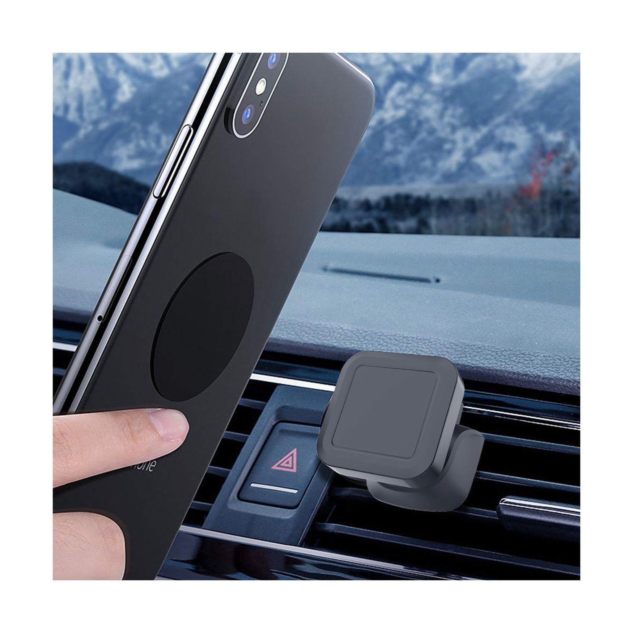 Voir la diapositive 2 : ESSENTIEL B Support smartphone magnétique pour Voiture
