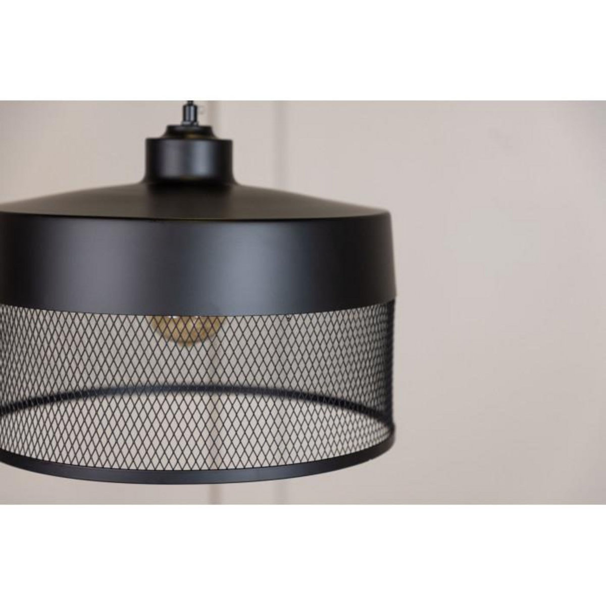 Paris Prix Lampe Suspension Design  Toulon  33cm Noir